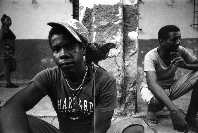 Daily life on Aguila street, one of the most clandestine streets in the centre of Havana, Centro Habana district, Havana, Cuba. 2022