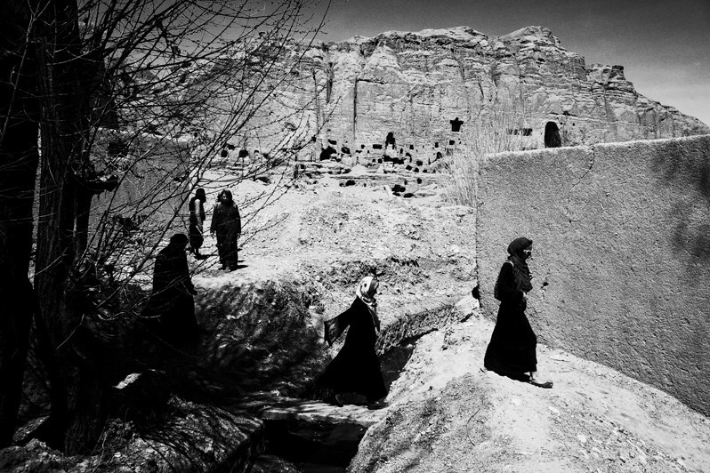 Bamyan Buddhas one of the most visited landmarks in Afghanistan, near Bamyan, Afghanistan. 2024