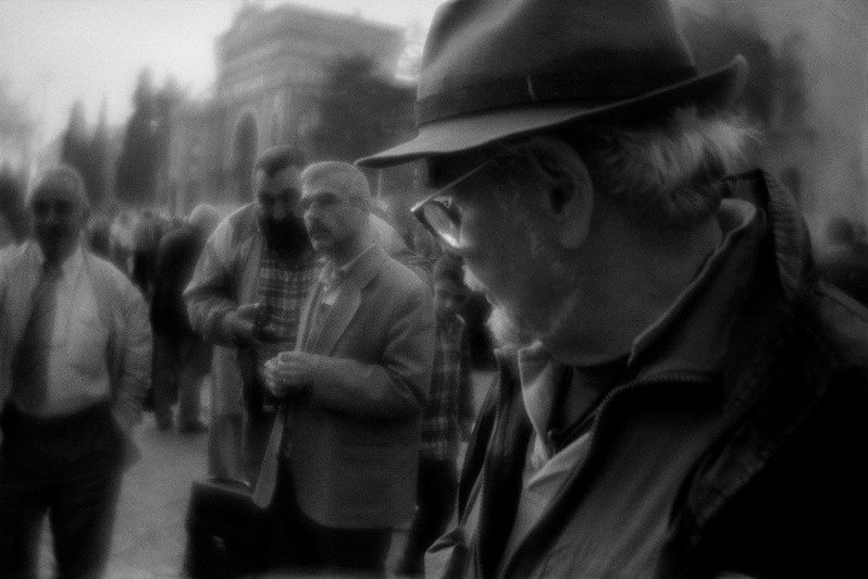 Saturday flea market near Beyezid Mosque, Beyazıt meydanı, Istanbul, Turkey. November 2012
