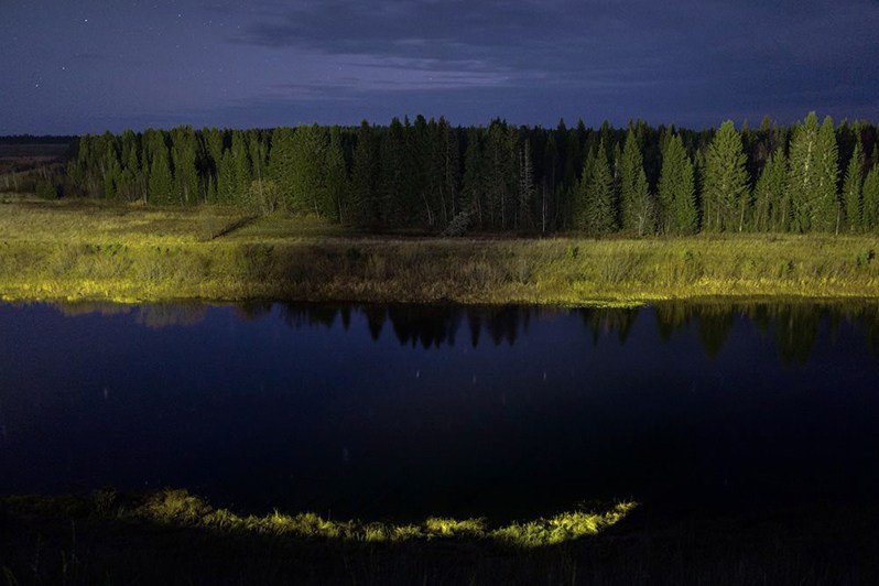 Chizhgora village, Mezensky district, Arkhangelsk region, Russia. October 2017