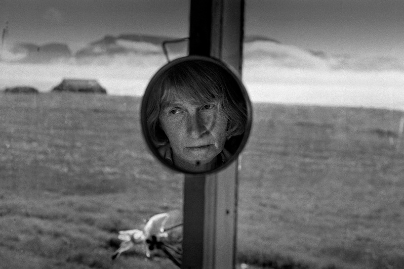 Sigriður Ragnarsdöttir lived alone on the farm where she also were born and grew up, Hrafnabjorg farm, Lokinhamradalur valley, Iceland. 1992