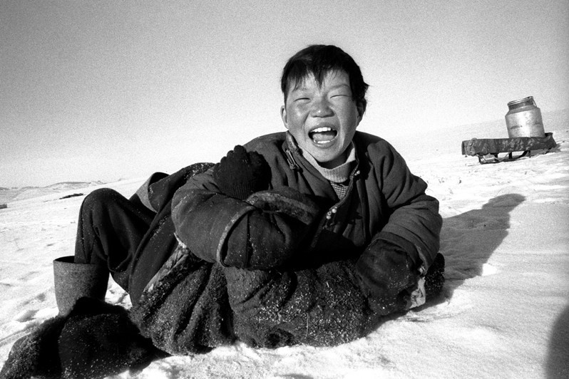 Белый цвет зимы, Жаргалантский район, провинция Туве, Монголия. Январь 2002