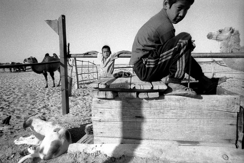 A well for people and animals, Tastubek village, Aralsk district, Kyzyl-Orda region, Kazakhstan. August 2001