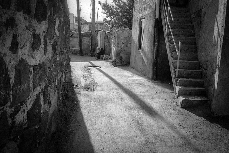 Morning in the oldest neighbourhood of Kond, Ketron district, Yerevan, Armenia. September 2006