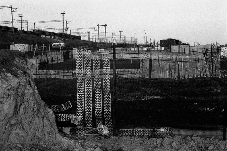 Садовые участки рядом с железной дорогой, Запорожье, УССР. 1988