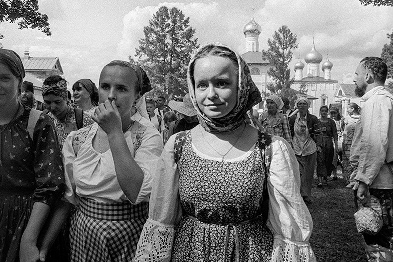 Borisoglebsky urban-type settlement, Yaroslavl region, Russia. July 2021
