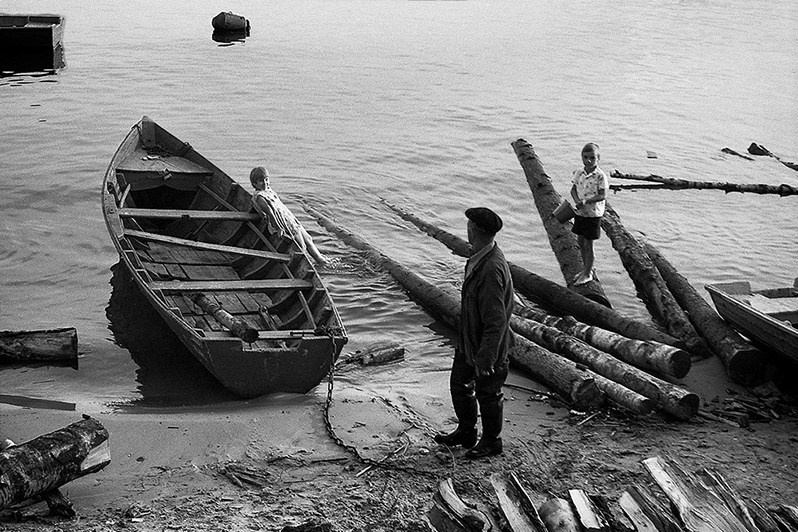 Волга, посёлок Васильево, Зеленодольский район, Татарстан, Россия. 1984