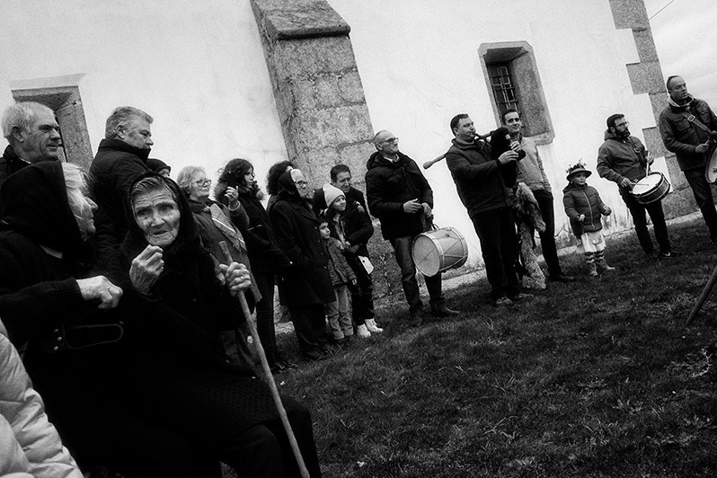 The bagpiper plays a “lhaço”, Miranda do Douro municipality, Bragança district, Trás-os-Montes region, Portugal. 2022
