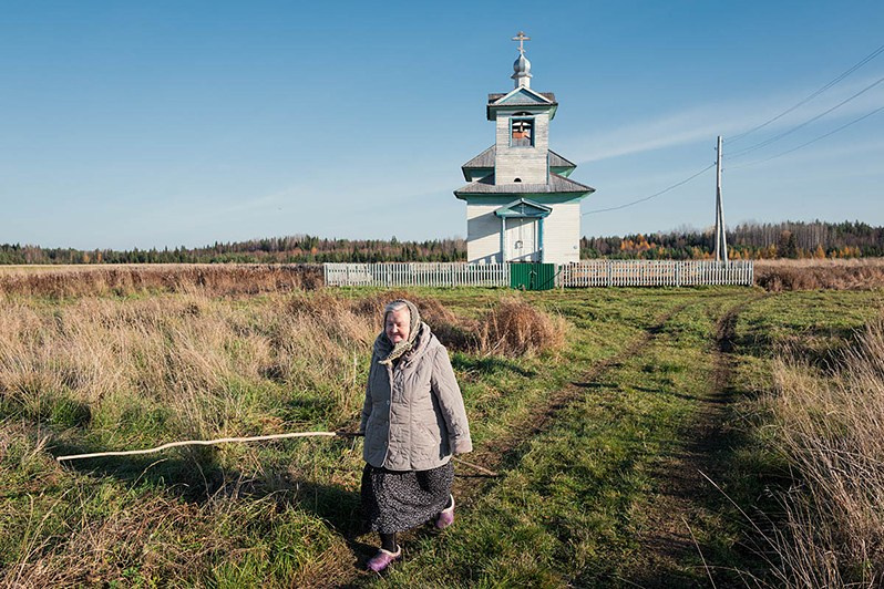 Pogorelets village, Mezensky district, Arkhangelsk region, Russia. 2021