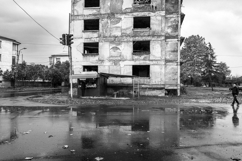 Destruction, Gali, Republic of Abkhazia. October 2013