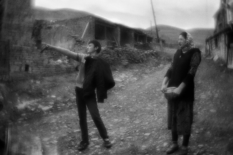 село Чираг, Агульский район, Республика Дагестан, Россия. Сентябрь 2017