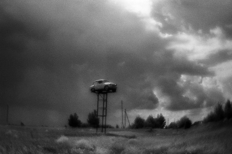 Реклама автосервиса, Ульяновская область, Россия. Июль 2018