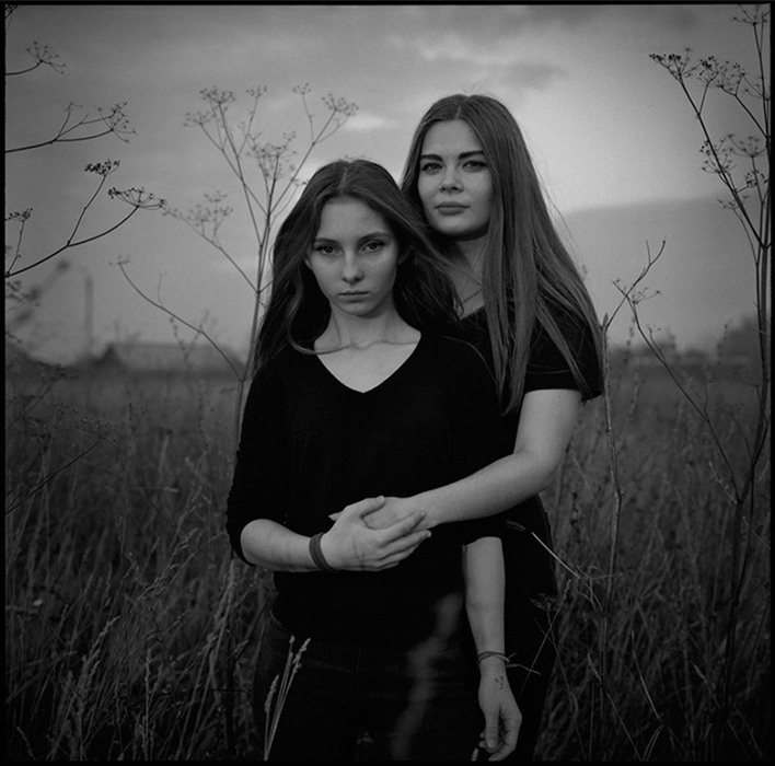 Даша и Лиза, Брянская область, Россия. 2019