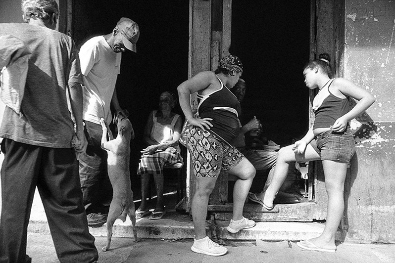 Everyday life on one of the capital's busiest streets, Monte street, Centro Habana district, Havana, Cuba. 2022