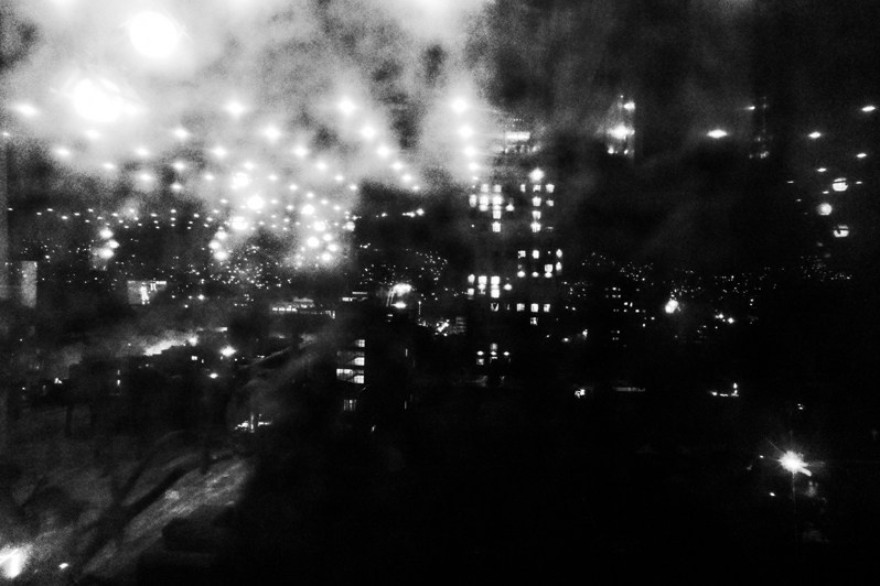 A trendy place to smoke hookah in the middle of the night, Kabul, Afghanistan. 2024