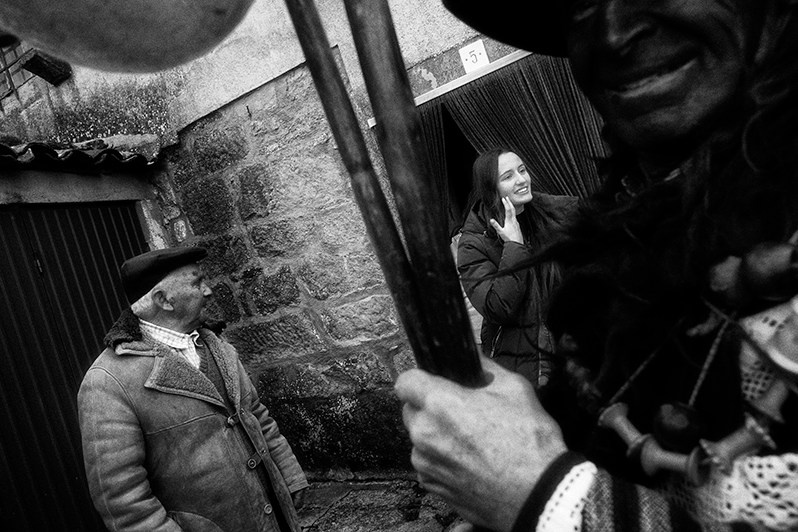 The “Velhas” and the “Mordoma” during the “Peditório”, Miranda do Douro municipality, Bragança district, Trás-os-Montes region, Portugal. 2023