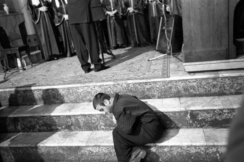 At the Liturgy. Echmiadzin Monastery, Vagharshapat, Armavir province, Armenia. October 2006