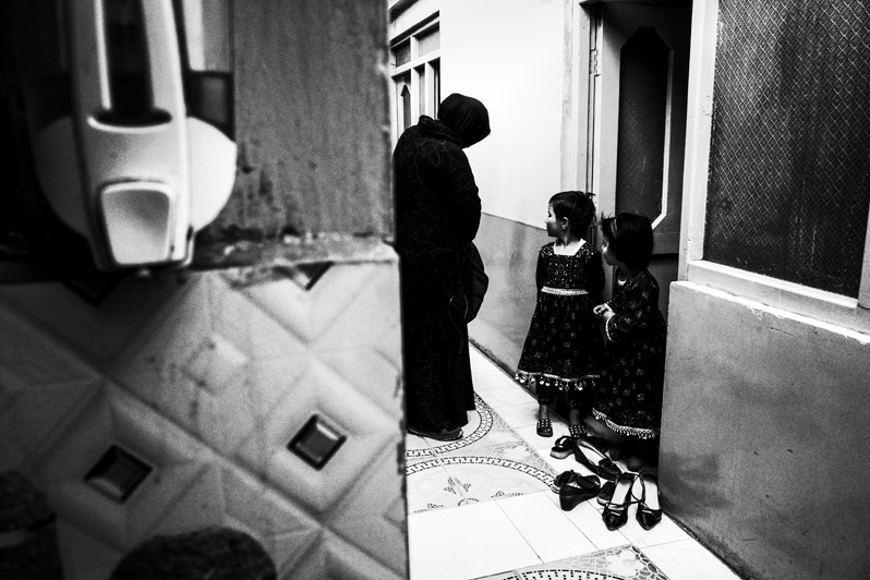 Family-friendly cafe with separate rooms for women, Bamyan, Afghanistan. 2024