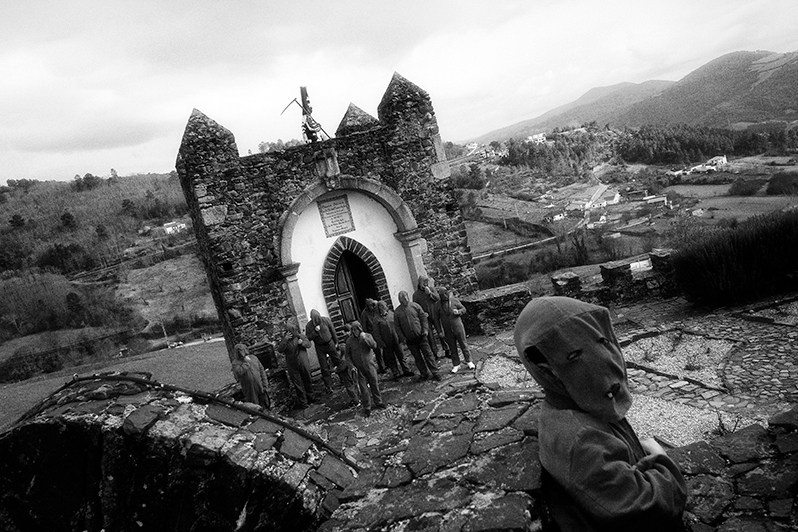 “Morte” and “Diabos” waiting for the most unwary, Vinhais municipality, Bragança district, Trás-os-Montes region, Portugal. 2023