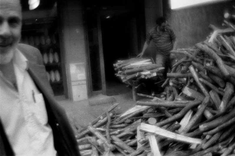 Firewood for the bakery, Fener, Fatih district, Istanbul province, Marmara region, Turkey. November 2012