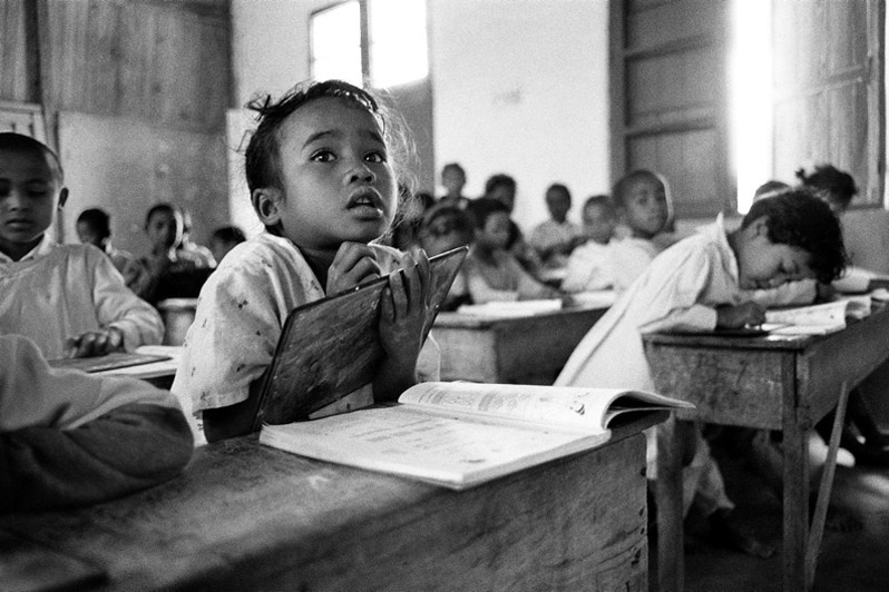 Children at school, Antananarivo, Republic of Madagascar. 1998