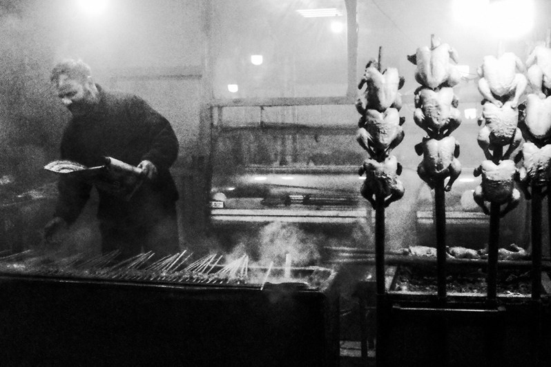 Street kitchen, Kabul, Afghanistan. 2024