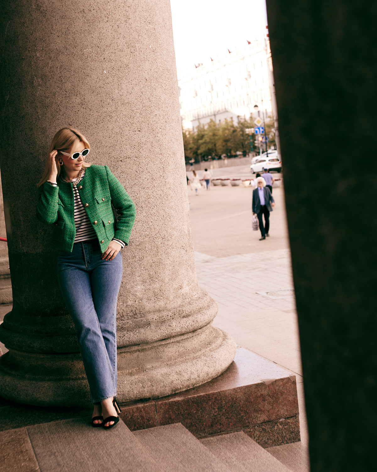 Street portraits. Fashion and portrait photographer Inga Makeyeva