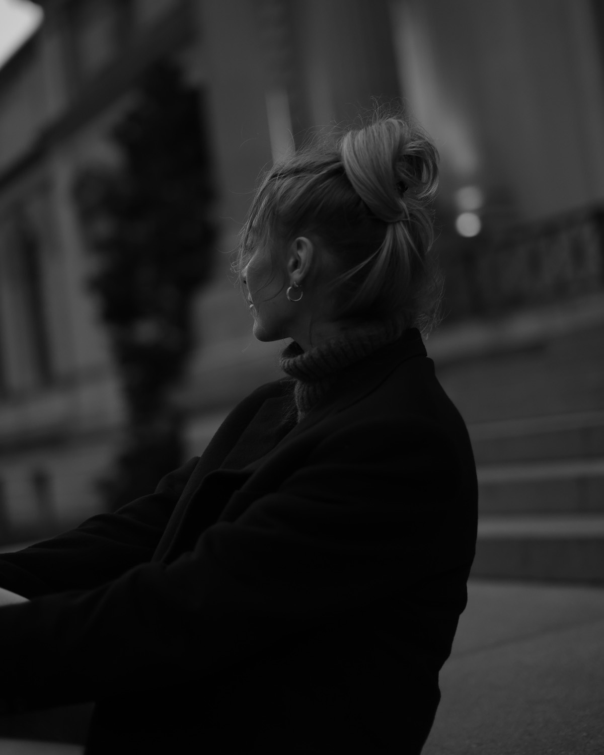 Street portraits. Fashion and portrait photographer Inga Makeyeva