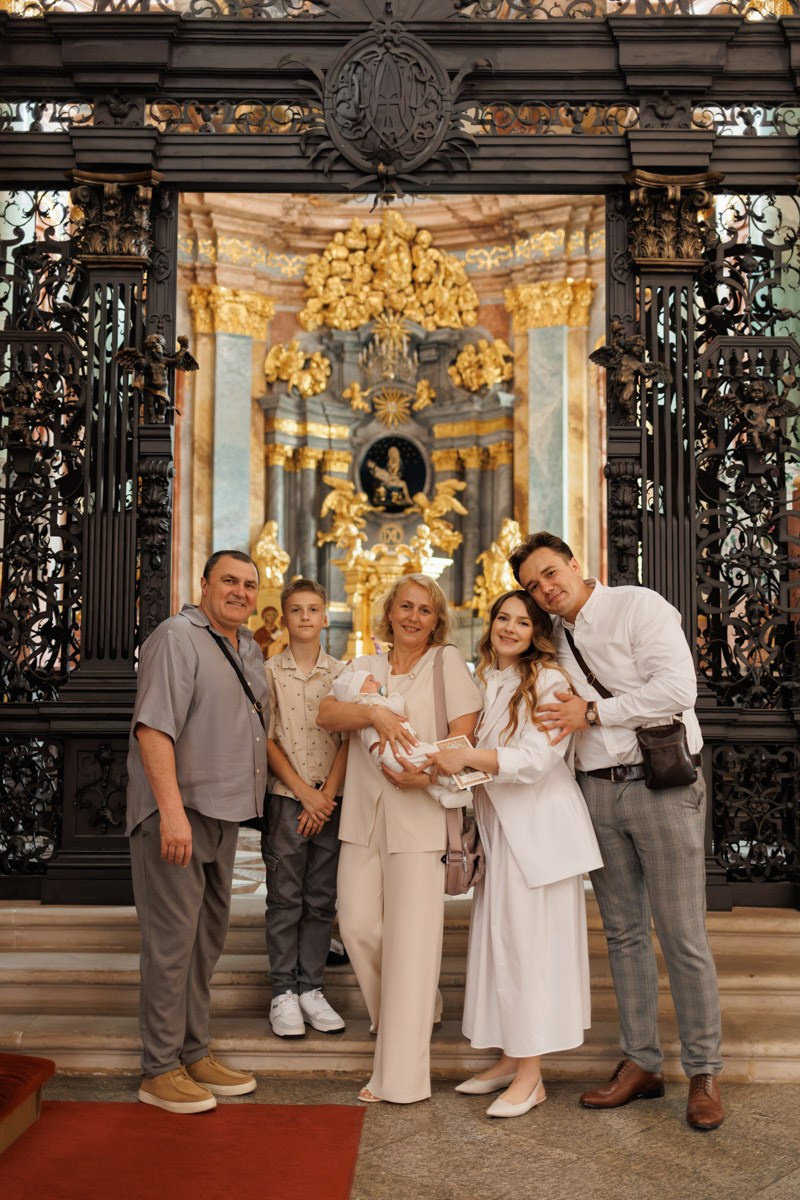 Хрещення Лео. Сімейний фотограф Вроцлав - Анна Цуканова