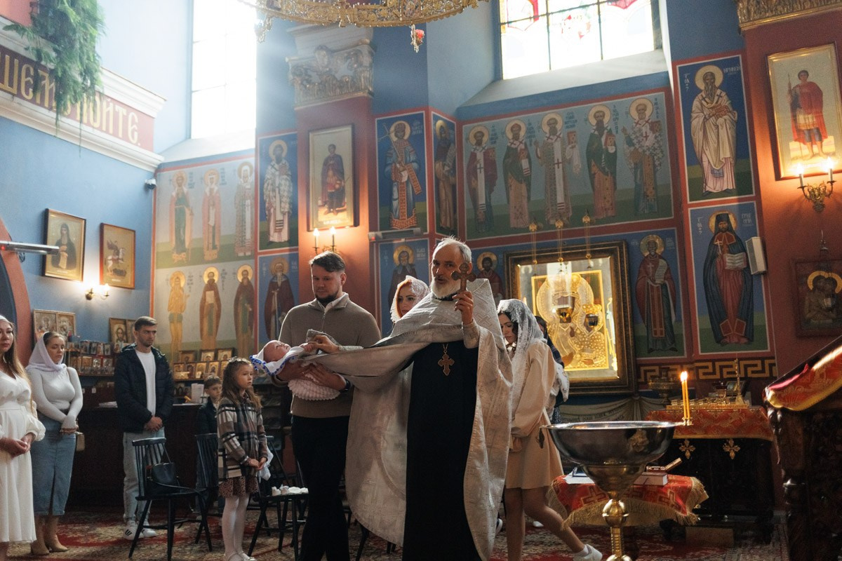 Хрещення Марка. Сімейний фотограф Вроцлав - Анна Цуканова