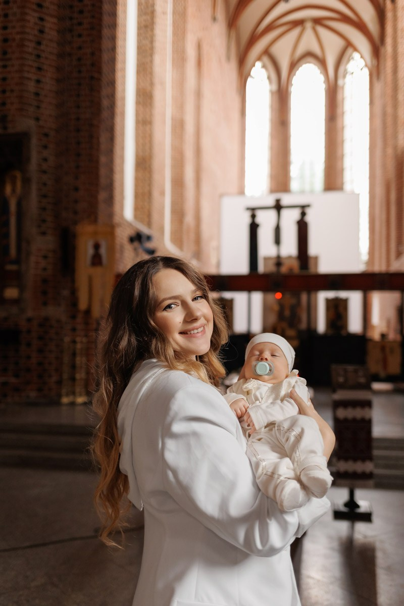 Хрещення Лео. Сімейний фотограф Вроцлав - Анна Цуканова