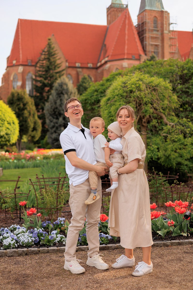 Фотосесія в Ботанічному саду. Сімейний фотограф Вроцлав - Анна Цуканова