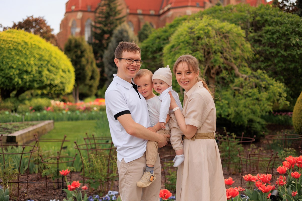 Фотосесія в Ботанічному саду. Сімейний фотограф Вроцлав - Анна Цуканова