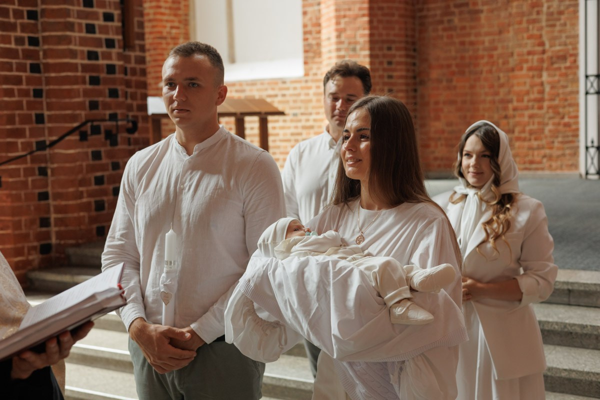 Хрещення Лео. Сімейний фотограф Вроцлав - Анна Цуканова