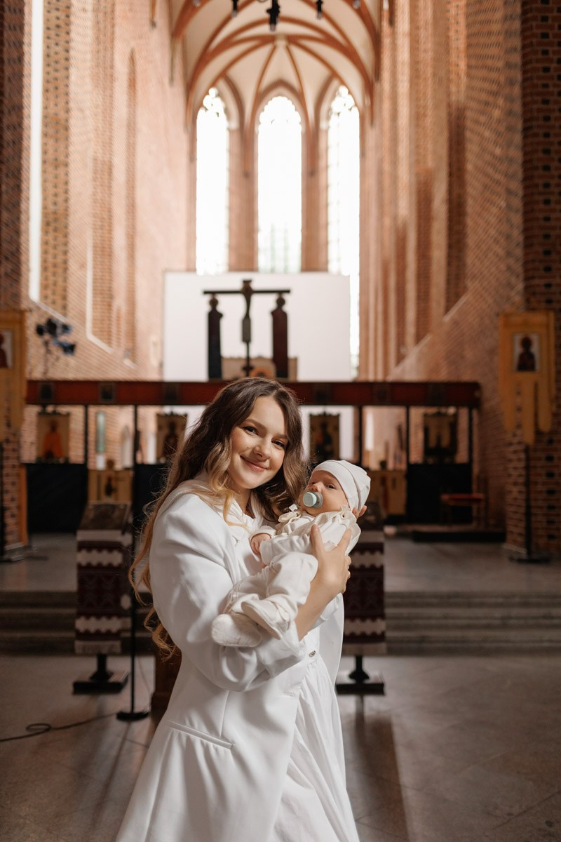 Хрещення Лео. Сімейний фотограф Вроцлав - Анна Цуканова
