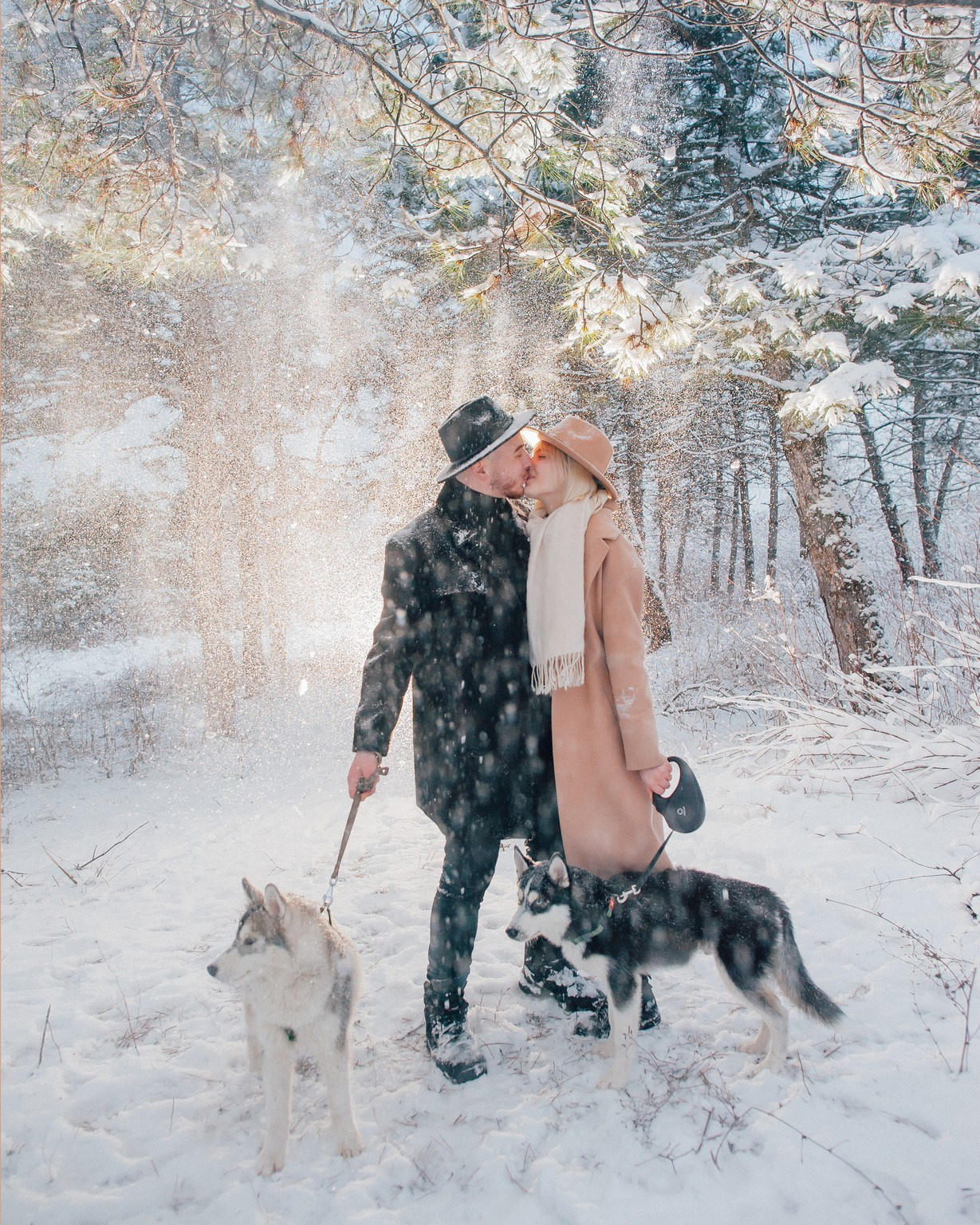 They loved dogs. Elegant Wedding Photography
