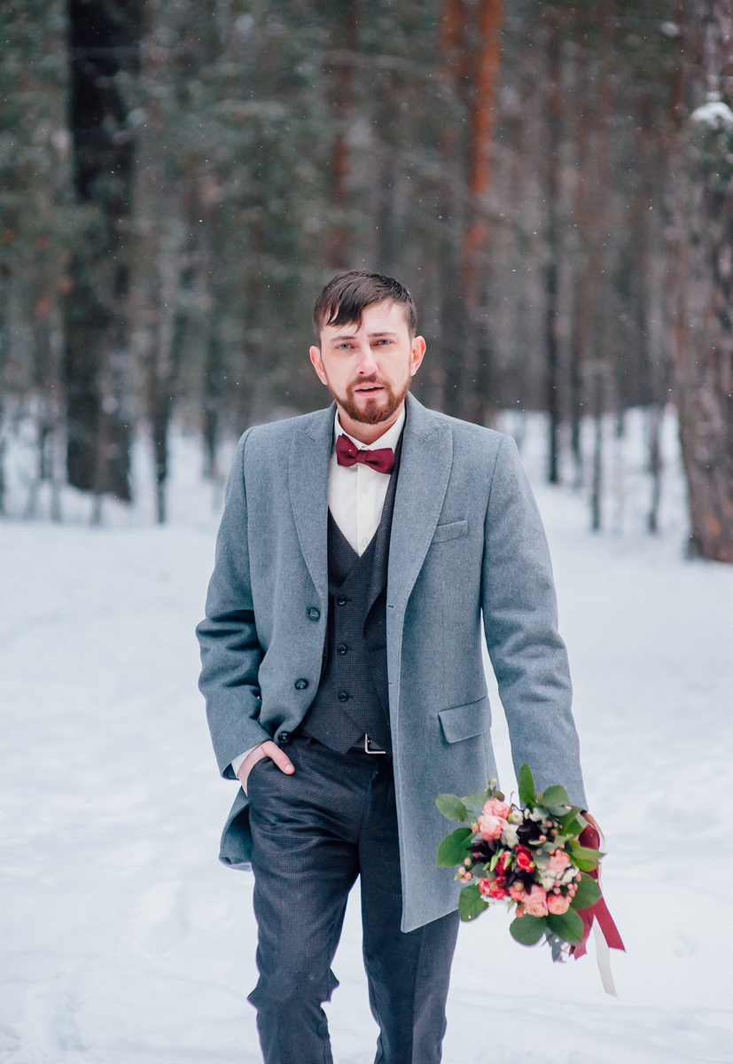 Winter Wedding. Elegant Wedding Photography