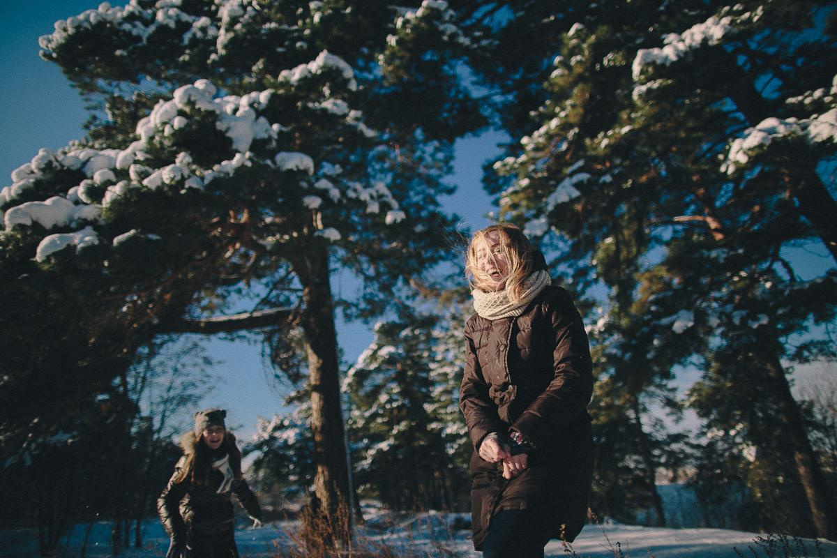 Андрей + Ира = Алина + Кирюша. Зима. Свадебный фотограф в Германии