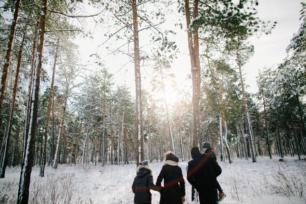 Андрей + Ира = Алина + Кирюша. Зима. Свадебный фотограф в Германии