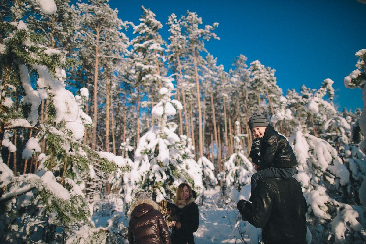 Андрей + Ира = Алина + Кирюша. Зима. Свадебный фотограф в Германии