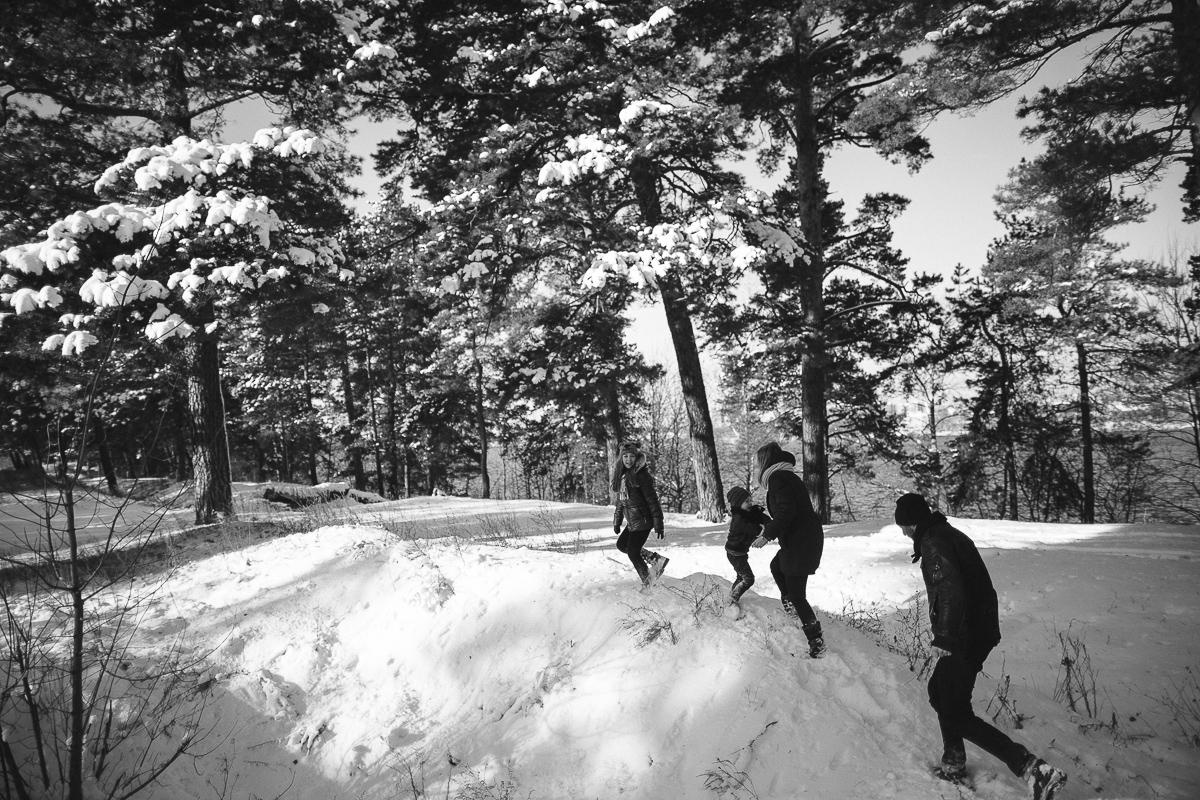 Андрей + Ира = Алина + Кирюша. Зима. Свадебный фотограф в Германии