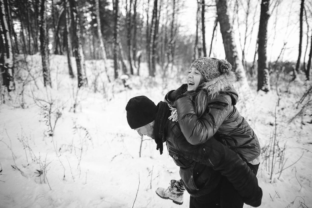 Андрей + Ира = Алина + Кирюша. Зима. Свадебный фотограф в Германии