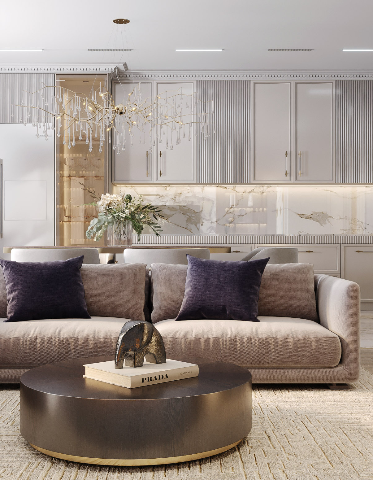 ЖК ЦАРСКАЯ ПЛОЩАДЬ 87 м². Студия Интерьерного Дизайна Artis Interiors