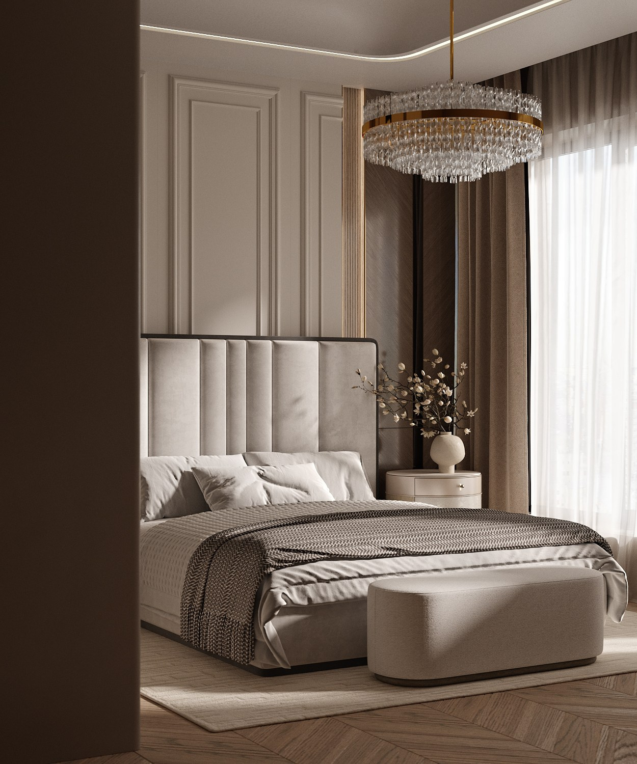 ЖК САДОВЫЕ КВАРТАЛЫ 140 м². Студия Интерьерного Дизайна Artis Interiors