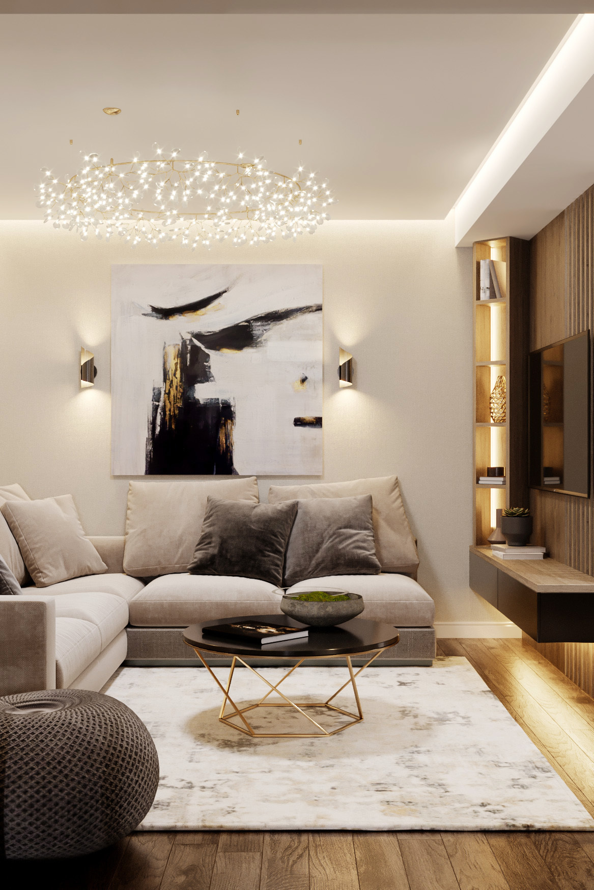 ЖК ДОЛИНА РОЗ 82 м². Студия Интерьерного Дизайна Artis Interiors