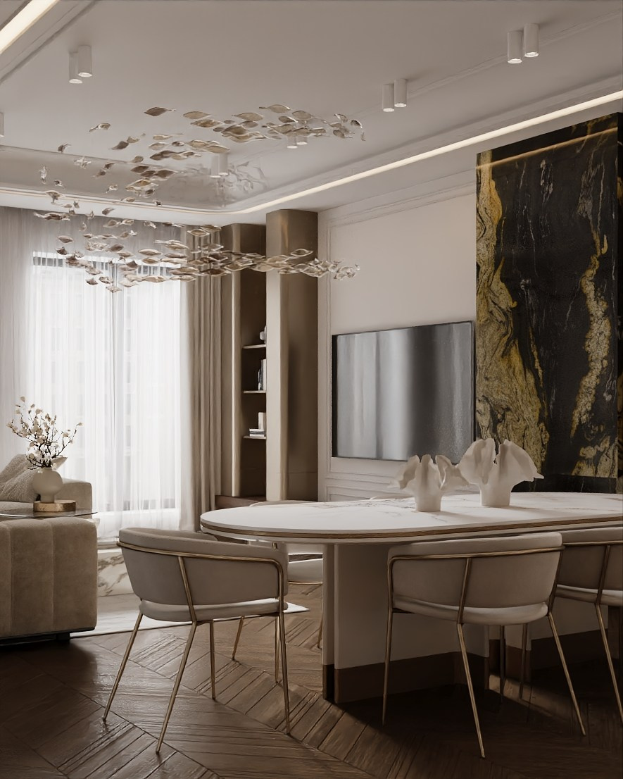 ЖК САДОВЫЕ КВАРТАЛЫ 140 м². Студия Интерьерного Дизайна Artis Interiors