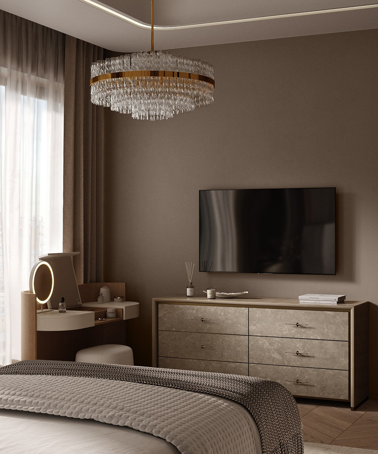 ЖК САДОВЫЕ КВАРТАЛЫ 140 м². Студия Интерьерного Дизайна Artis Interiors