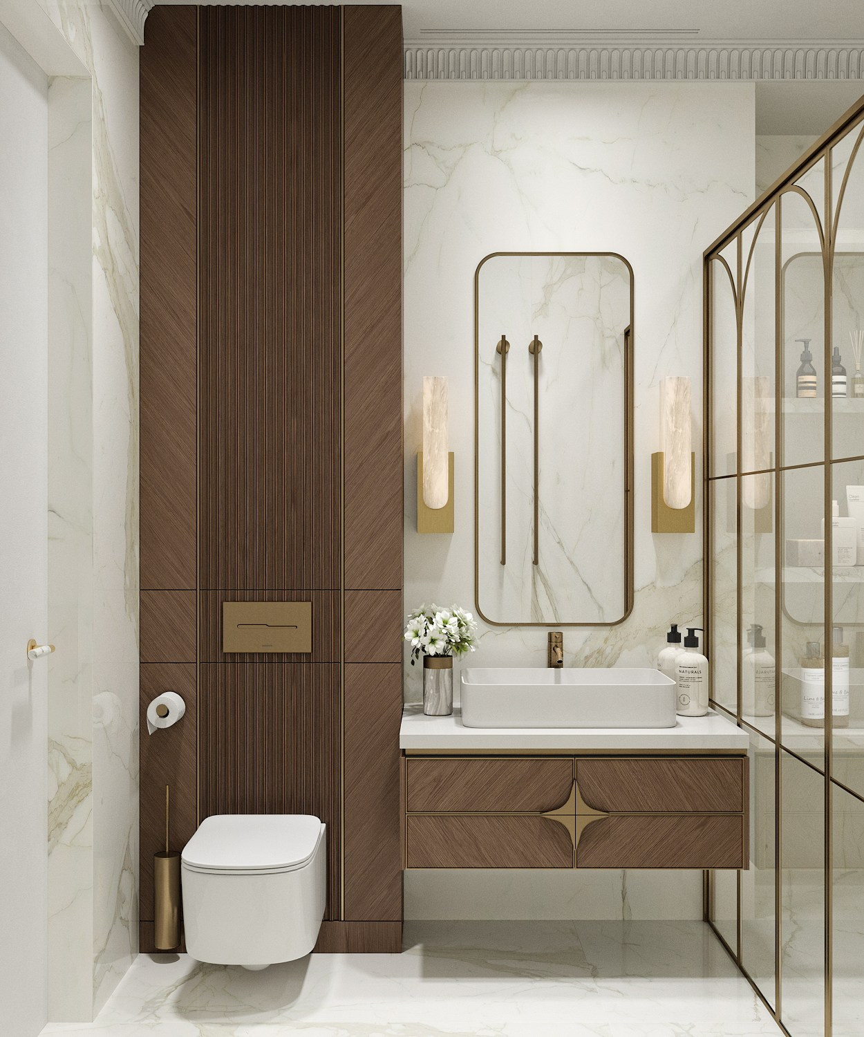 ЖК САДОВЫЕ КВАРТАЛЫ 140 м². Студия Интерьерного Дизайна Artis Interiors