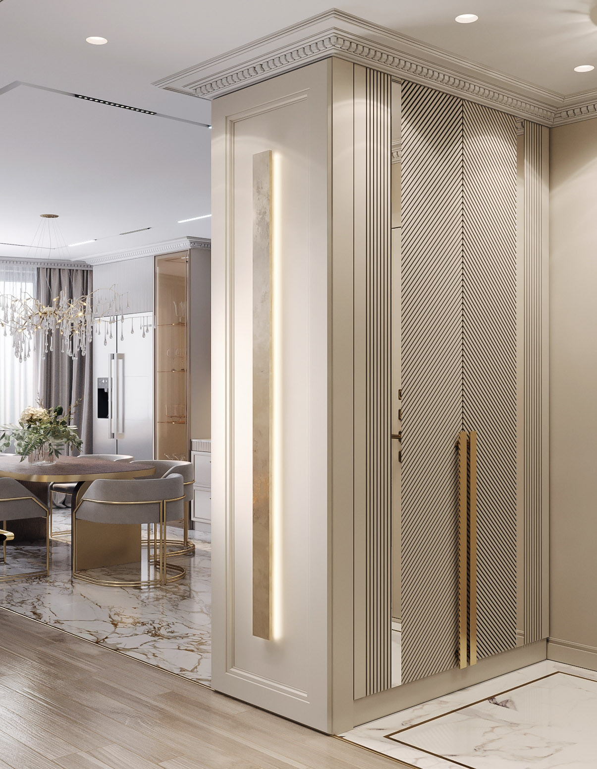 ЖК ЦАРСКАЯ ПЛОЩАДЬ 87 м². Студия Интерьерного Дизайна Artis Interiors