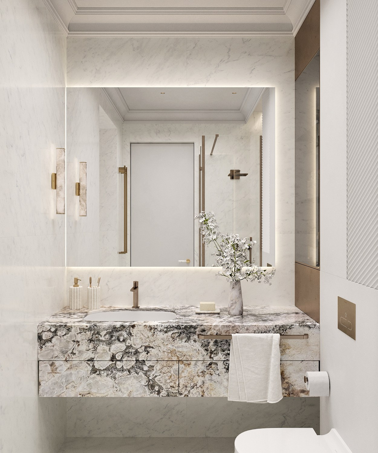 ЖК САДОВЫЕ КВАРТАЛЫ 140 м². Студия Интерьерного Дизайна Artis Interiors